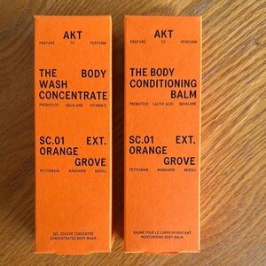 AKT Orange Grove Body Wash and Balm Set